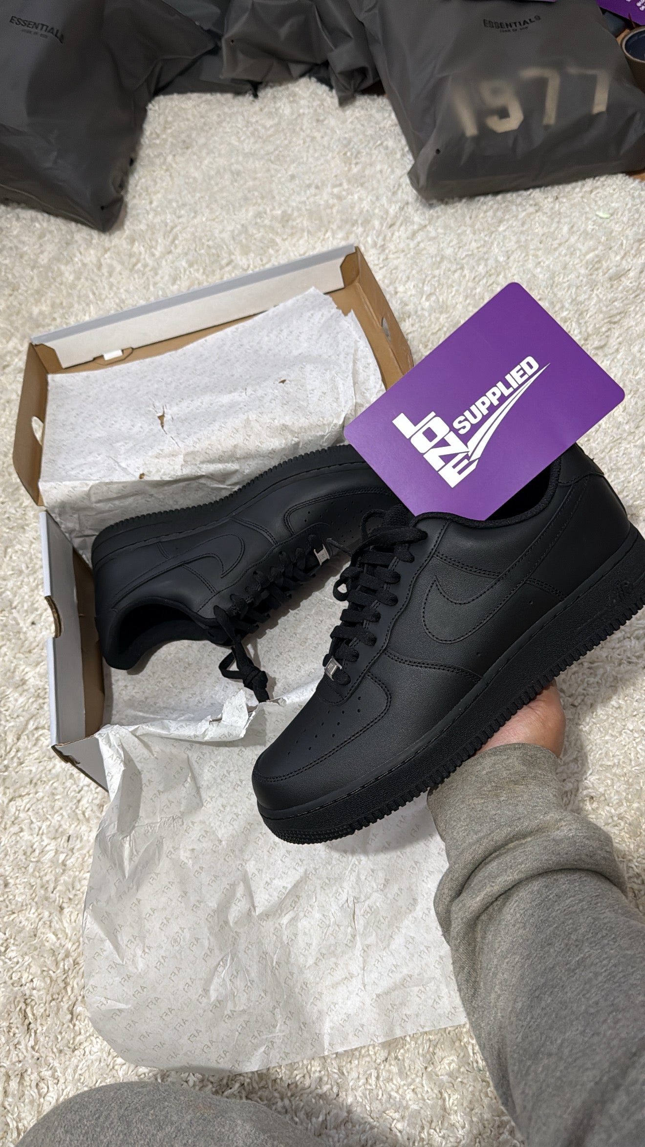 Nike Airforce 1 ‘07 ‘Black/Black’