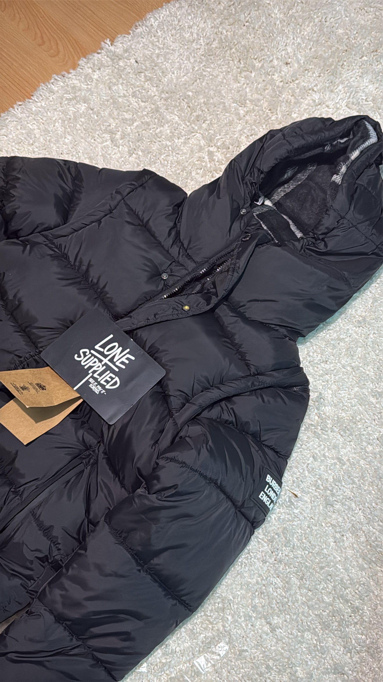 Burberry puffer jacket